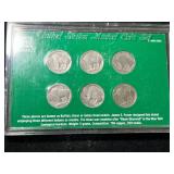 AMERICAN FRONTIER 6 COIN NICKEL SET