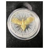 2024 AUSTRALIAN HIGH RELIEF WEDGE-TAILED EAGLE 1 TROY OZ .9999 FINE SILVER
