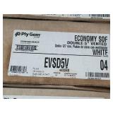 Ply Gem Lot of Approximately 680 Pieces of- 11.25 in. x 0.5 in. Rectangular White Weather Resistant Vinyl Soffit Vent