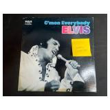 Elvis Presley Vinyl LP Christmas Album Lot with Empty "C