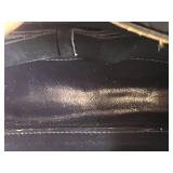 Celine Paris Monogram Canvas and Leather Satchel Handbag with Key