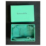 Tiffany & Co. Sterling Silver Charm Bracelet with Box and Pouch - no signature "T" at clasp