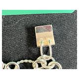 Tiffany & Co. Sterling Silver Charm Bracelet with Box and Pouch- no signature "T" at clasp