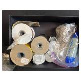 Assorted Jewelry Making Supplies with Leather Connectors, Clasps, and Cord Spools