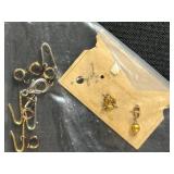 Assorted Jewelry Making Supplies with Leather Connectors, Clasps, and Cord Spools
