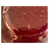 Set of 2 Decorative Fluted Glass Bowls and 7 Holographic Glass Coasters