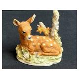 Vintage Porcelain Animal Figurine Collection with Glass Bell Inc Lefton, Holland Mold & HOMCO
