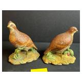 Vintage Porcelain Animal Figurine Collection with Glass Bell Inc Lefton, Holland Mold & HOMCO