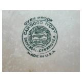 Vintage Figurines Inc Aunt Jamima, Universal Camwood Ivory Plate, and Allertons Collectible Shaker Lot