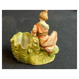 Vintage Figurines Inc Aunt Jamima, Universal Camwood Ivory Plate, and Allertons Collectible Shaker Lot