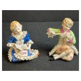 Vintage Figurines Inc Aunt Jamima, Universal Camwood Ivory Plate, and Allertons Collectible Shaker Lot