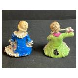 Vintage Figurines Inc Aunt Jamima, Universal Camwood Ivory Plate, and Allertons Collectible Shaker Lot