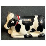 Milk Glass Vases, Vintage Ceramics, and Bunnykins Figurine Collection