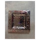 Set of 6 Artistic Signed Glass and Ceramic Trays and Spoons