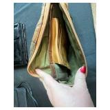 Collection of Vintage Leather Wallets and Bags Including Capezio Case