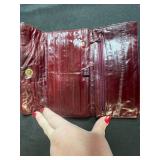 Collection of Vintage Leather Wallets and Bags Including Capezio Case