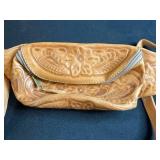 Collection of Vintage Leather Bags, Belts, Wallets, and Accessories
