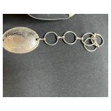 Vintage Accessory Collection with Belts and Sequin Clutch