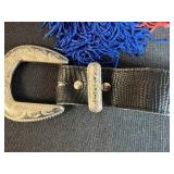 Vintage Accessory Collection with Belts and Sequin Clutch