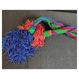 Vintage Accessory Collection with Belts and Sequin Clutch