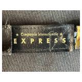 Lot of 4 Fashion Belts and Vintage Embossed Leather Bucket Bag