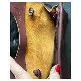 Collection of 4 Leather Crossbody Handbags with Decorative Clasps