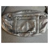 Collection of 4 Leather Crossbody Handbags with Decorative Clasps