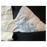 Vintage Linens Collection Including Doilies, Embroidered Mats, and Lace Pieces