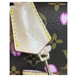 Louis Vuitton Cherry Blossom Monogram Shoulder Bag with Studs, Lock, Bow and Bag - no date or serial number