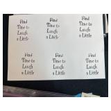 Collection of Handmade Cross-Stitch Ornaments and Craft Supplies