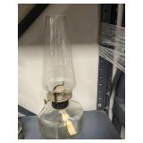 Collection of Vintage Glass Decanters and Oil Lamps