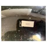 Set of 5 Iridescent Signed Art Glass Plates Assorted Colors