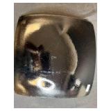 Set of 5 Iridescent Signed Art Glass Plates Assorted Colors