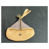 Littlearth Italian License Plate Purse and Firenze Italy Leather Coin Pouch