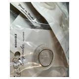 Large Collection of Vintage Buttons on Original Cards in Storage Bin