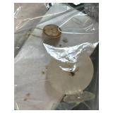 Large Collection of Vintage Buttons on Original Cards in Storage Bin