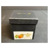 Glass Pumpkin with Little Oak Acorn Ornament in Gift Box