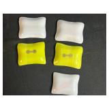 Collection of Colorful Fused Glass Trinket Dishes