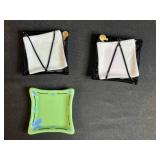 Collection of Colorful Fused Glass Trinket Dishes