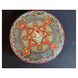 Vintage Tin Filled with Assorted Decorative Buttons and Sewing Notions