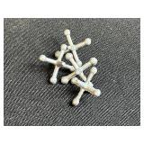 Collection of Vintage Metal Tins, Baby Shoes, Jacks, and Cat with Fishbowl Figurine