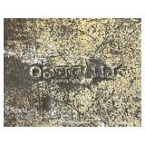 Collection of Vintage Metal Tins, Baby Shoes, Jacks, and Cat with Fishbowl Figurine