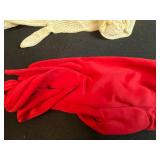 Collection of Vintage Ladies Gloves Assorted Colors and Fabrics