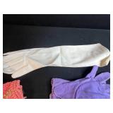 Collection of Vintage Ladies Gloves Assorted Colors and Fabrics