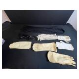 Collection of Vintage Ladies Gloves Assorted Colors and Fabrics