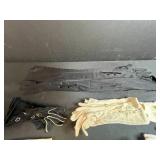 Collection of Vintage Ladies Gloves Assorted Colors and Fabrics