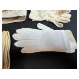 Collection of Vintage Ladies Gloves Assorted Colors and Fabrics