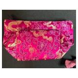 Collection of Beaded and Fabric Coin Purses, Pouches, and Small Bags