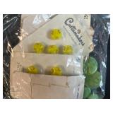 Large Assorted Vintage Button Collection with Cards and Loose Buttons