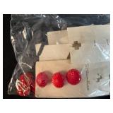 Large Assorted Vintage Button Collection with Cards and Loose Buttons